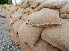 Printed Hessian Sandbags Pre-Filled & Unfilled For Sale UK